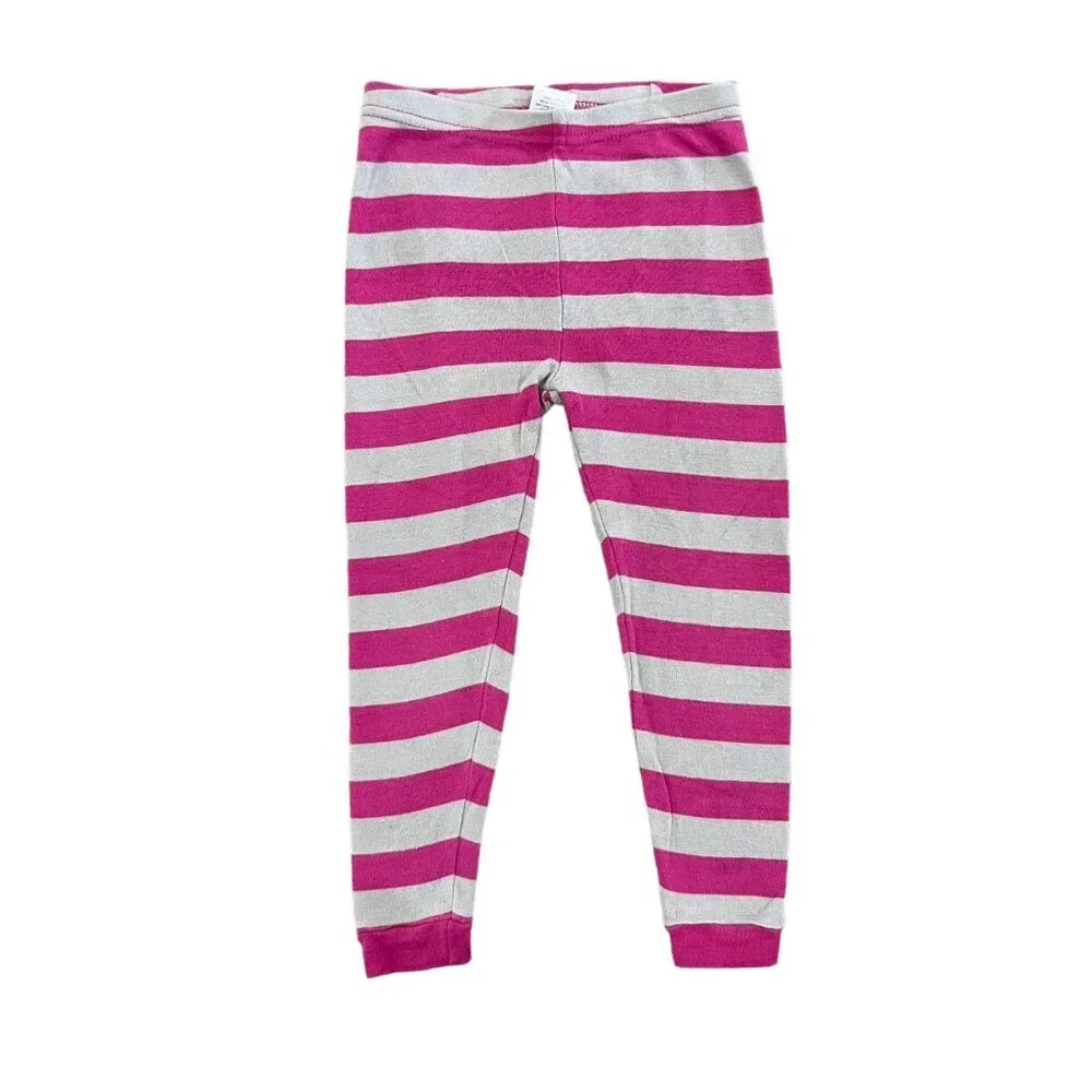 Leveret 3Y Magenta & Grey Striped Pajamas